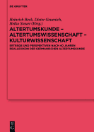 Altertumskunde Altertumswissenschaft Kulturwissenschaft: Ertrage Und Perspektiven Nach 40 Jahren Reallexikon Der Germanischen Altertumskunde