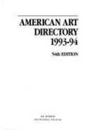 American Art Directory 1993-94