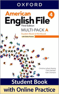American English File Level 4 Student Book/Workbook Multi-Pack a with Online Practice
