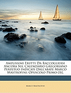 Amplissimi Frutti Da Raccogliersi Ancora Sul Calendario Gregoriano Perpetuo Indicati Dall'abate Marco Mastrofini: Opuscolo Primo-[ii].