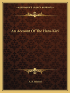 An Account Of The Hara-Kiri