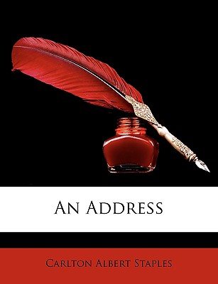 An Address - Staples, Carlton Albert