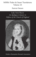 'an Apology or Answer in Defence of the Church of England': Lady Anne Bacon's Translation of Bishop John Jewel's 'apologia Ecclesiae Anglicanae'