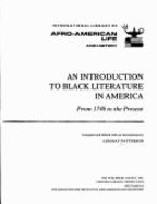 An Introduction to Black Literature in America: From 1746 to the Present