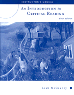 An Introduction to Critical Reading: Instructor's Manual - McCraney, Leah