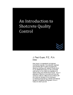 An Introduction to Shotcrete Quality Control