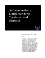 An Introduction to Sludge Handling, Treatment and Disposal