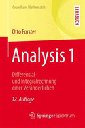 Analysis 1: Differential- Und Integralrechnung Einer Veranderlichen