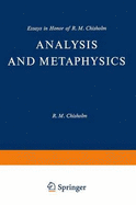 Analysis and Metaphysics: Essays in Honor of R. M. Chisholm - Lehrer, Keith (Editor)