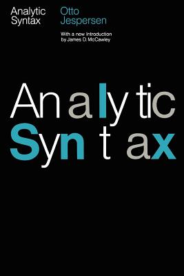 Analytic Syntax - Jespersen, Otto