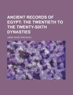 Ancient Records of Egypt