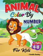 Animal Color by Number Activity Book for Kids: Color by Numbers Book for Kids, Cute Animals Coloring Book for Kids