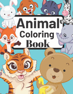 Animal Coloring Book: Kids Coloring Books - For Kids Ages 4-8