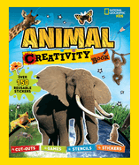 Animal Creativity Book: Cut-Outs, Games, Stencils, Stickers