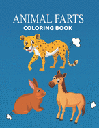 Animal Farts Coloring Book: The funny farting animals coloring book