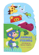 Animal Friends: Swimming Hole Party!: (Animal Books for Toddlers, Jungle Animal Board Book)
