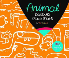 Animal Party Doodles Place Mats