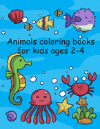 Animals coloring books for kids ages 2-4: Cute Chirstmas Animals, Funny Activity for Kids's Creativity