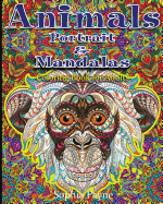 Animals Portrait & Mandalas: Coloring Book for Adults