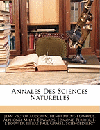 Annales Des Sciences Naturelles