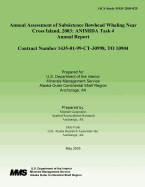 Annual Assessment of Subsistence Bowhead Whaling Near Cross Island, 2003: ANIMIDA Task 4 Annual Report