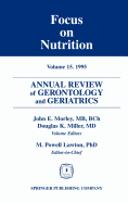Annual Review of Gerontology and Geriatrics, Volume 15, 1995: Focus on Nutrition
