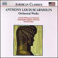 Anthony Lous Scarmolin: Orchestral Works - Horst Lindner (trumpet); Josef Pukovec (flute); Miroslav Herak (cello); Joel Eric Suben (conductor)