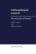 Anthropological research; the structure of inquiry