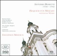 Antonio Rosetti: Requiem fr Mozart - Anna Havlkov (alto); Marca Porter (soprano); Matthew Markham (bass); Ondrej Socha (tenor); La Gioia (choir, chorus);...