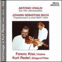 Antonio Vivaldi: Die Vier Jahreszeiten; Johann Sebastian Bach: Tripelkonzert a-moll BWV 1044 - Edgar Krapp (harpsichord); Ferenc Kiss (violin); Kurt Redel (flute); Pro Arte Chamber Orchestra, Munich; Kurt Redel (conductor)