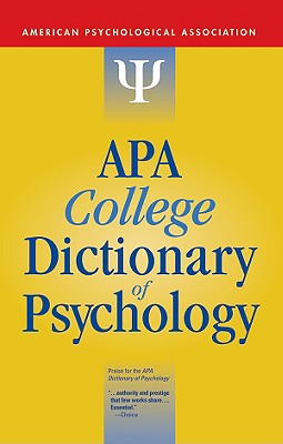 APA College Dictionary of Psychology - American Psychological Association