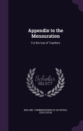 Appendix to the Mensuration: For the Use of Teachers