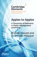 Apples to Apples: A Taxonomy of Networks in Public Management and Policy