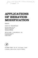 Applications of Behavior Modification - Thompson, Travis