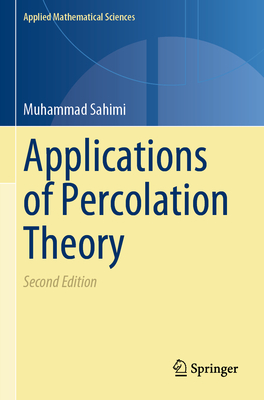 Applications of Percolation Theory - Sahimi, Muhammad