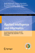 Applied Intelligence and Informatics: Second International Conference, AII 2022, Reggio Calabria, Italy, September 1-3, 2022, Proceedings