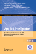 Applied Intelligence: Second International Conference, ICAI 2024, Zhengzhou, China, November 22-25, 2024, Proceedings, Part I