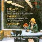 April Fredrick sings Copland, Barber, Gershwin