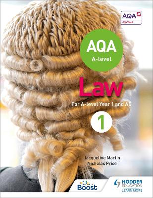AQA A-level Law for Year 1/AS - Martin, Jacqueline, and Price, Nicholas