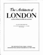 Architects of London and Their Buildings from 1066 to the Present Day