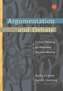 Argumentation and Debate (with Infotrac)