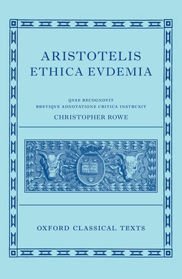 Aristotle's Eudemian Ethics - Rowe, Christopher
