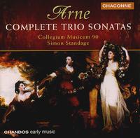 Arne: Complete Trio Sonatas - Collegium Musicum 90