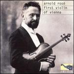 Arnold Ros, First Violin of Vienna