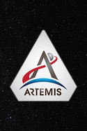 Artemis: NASA Artemis Official Program Patch We Are Going Moon To Mars Notebook Journal Diary
