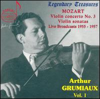 Arthur Grumiaux, Vol. 1 - Arthur Grumiaux (violin); Atalfo Argenta (piano); Clara Haskil (piano); Prague Chamber Orchestra; Vaclav Smetacek (conductor)
