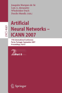 Artificial Neural Networks: ICANN 2007