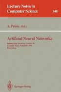 Artificial Neural Networks: International Workshop Iwann '91, Granada, Spain, September 17-19, 1991. Proceedings