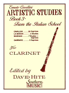 Artistic Studies, Book 3 (Italian School): Clarinet