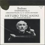 Arturo Toscanini Collection, Vol. 9: Brahms - Symphony No. 4, Liebeslieder-Walzer Op. 52, Gesang der Parzen - Artur Balsam (piano); Joseph Kahn (piano); Robert Shaw Chorale (choir, chorus); NBC Symphony Orchestra;...